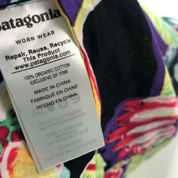 Pataloha XXS Unisex Button Short Sleeve Pocket Collared Hawaiian Floral Shirt - Picture 7 of 7